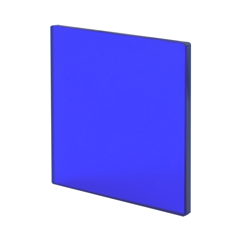 Filtri in vetro ad assorbimento selettivo ciano-blu